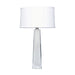 Crystal Faceted Column Table Lamp