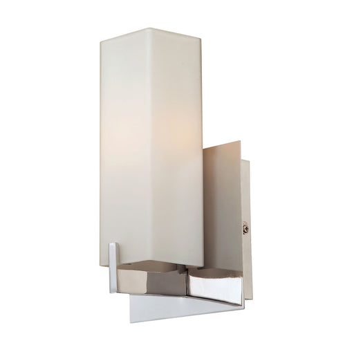Moderno 1-Light Wall Lamp in Matte Satin Nickel