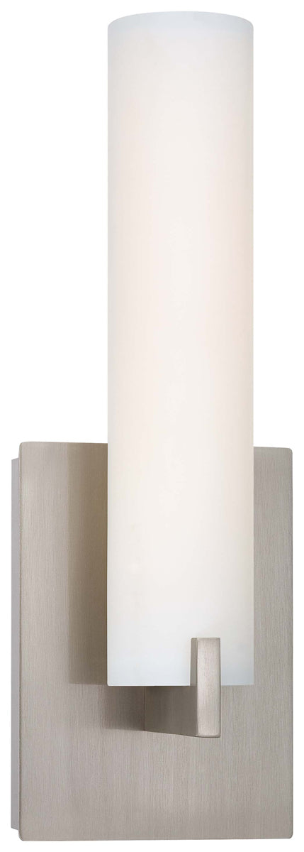 Tube LED Wall Sconce in Brushed Nickel - Lamps Expo