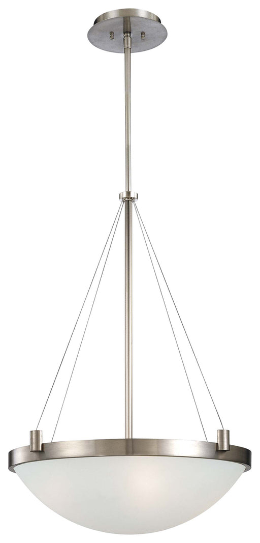Suspended 4-Light Pendant in Brushed Nickel - Lamps Expo