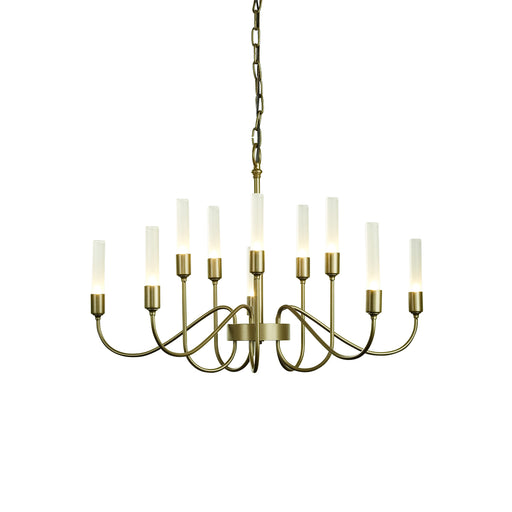 Lisse 10 Arm Chandelier in Soft Gold (84)