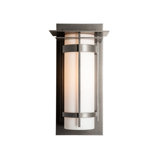 Banded with Top Plate Outdoor Sconce in Coastal Natural Iron (20)