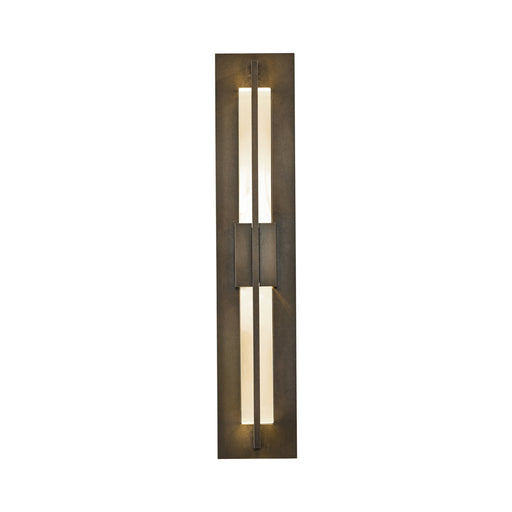 Double Axis Small LED Outdoor Sconce in Coastal Bronze (75)