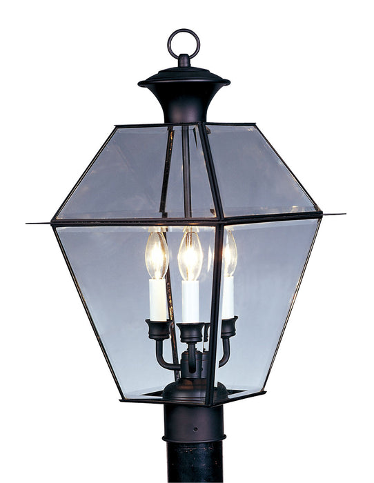 Westover 3-Light Outdoor Post Lantern - Lamps Expo