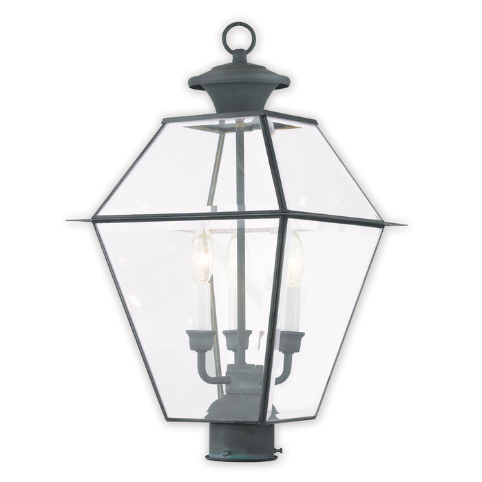 Westover 3-Light Outdoor Post Lantern - Lamps Expo