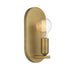 Meridian (M90059NB) 1-Light Wall Sconce in Natural Brass