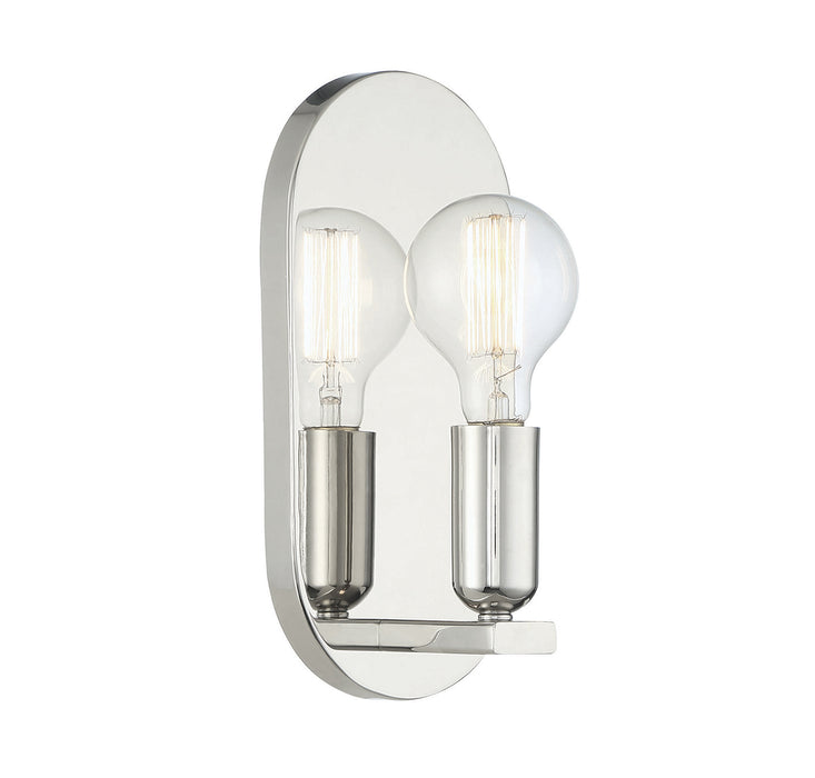 Meridian (M90059PN) 1-Light Wall Sconce in Polished Nickel
