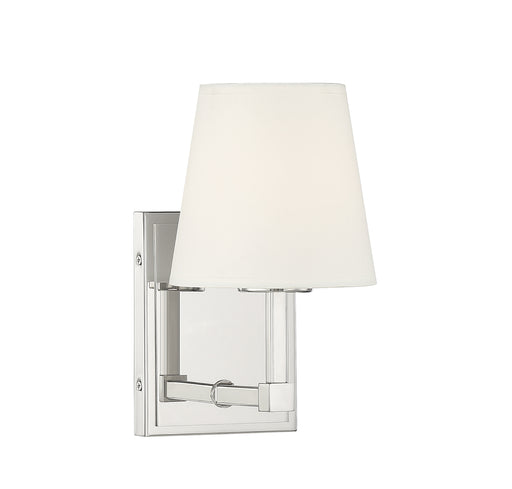 Meridian (M90071PN) 1-Light Wall Sconce in Polished Nickel