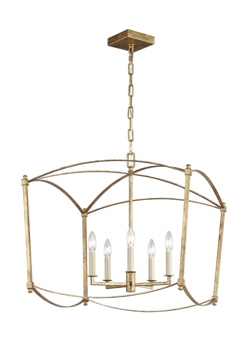 Thayer Chandelier in Antique Gild - Lamps Expo