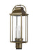 Wellsworth Outdoor Lighting in Painted Distressed Brass - Lamps Expo