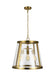 Harrow Pendant in Burnished Brass - Lamps Expo