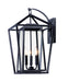 Artisan 3-Light Outdoor Wall Sconce in Black - Lamps Expo