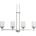 Alexa 4-Light Linear Chandelier - Lamps Expo