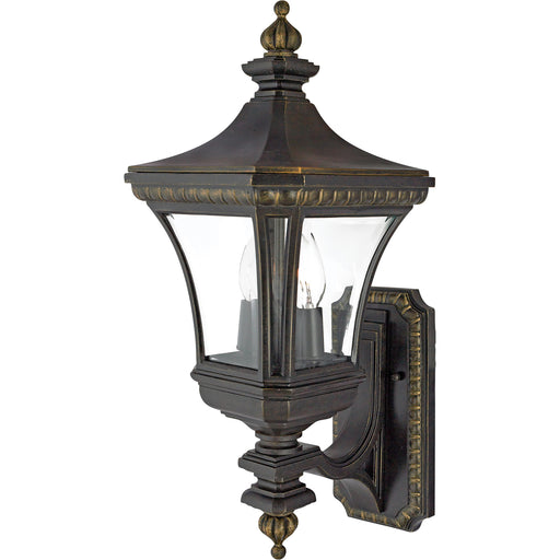 Devon 2-Light Outdoor Lantern in Imperial Bronze