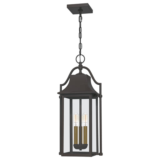 Manning 3-Light Outdoor Hanging Lantern in Western Bronze
