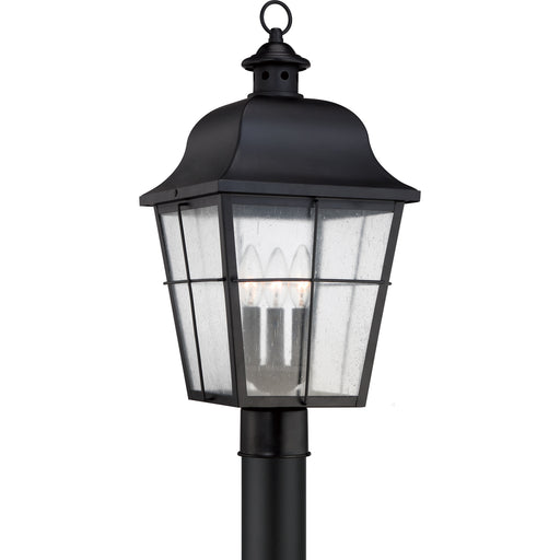Millhouse 3-Light Outdoor Lantern in Mystic Black