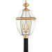 Newbury 4-Light Outdoor Lantern in Polished Brass