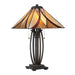 Asheville 2-Light Table Lamp in Valiant Bronze