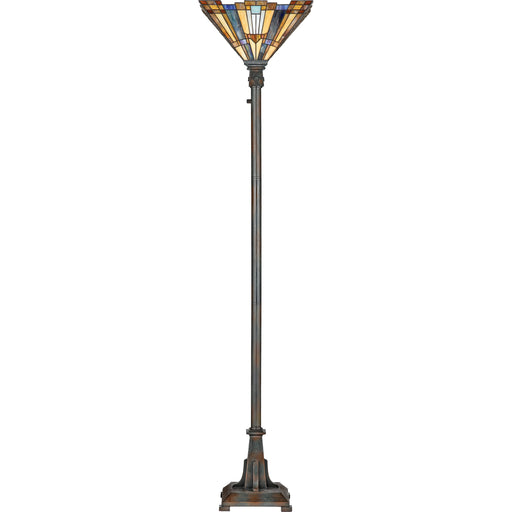 Inglenook 1-Light Floor Lamp in Valiant Bronze