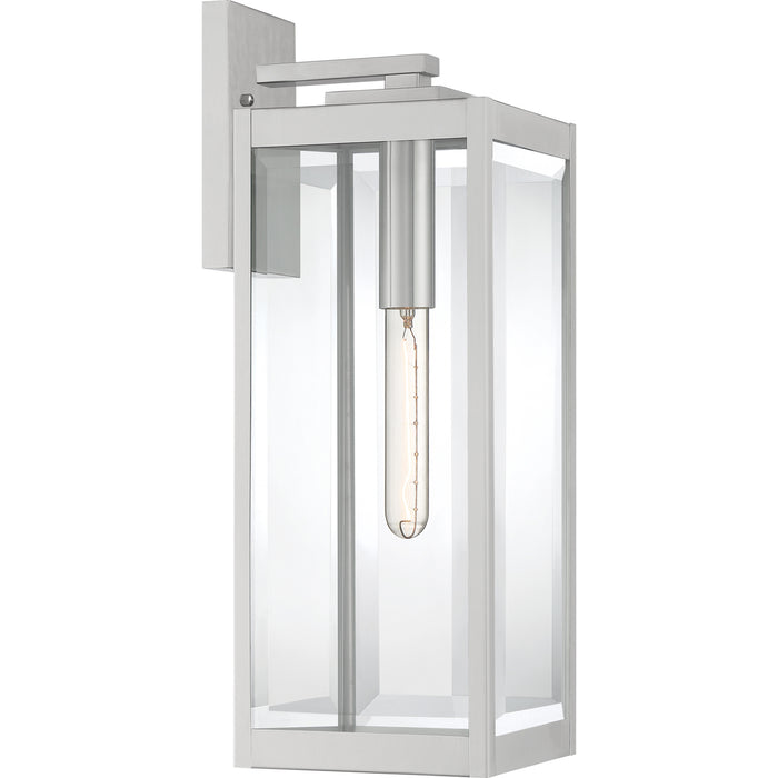 Westover 1-Light Outdoor Lantern in Stainless Steel