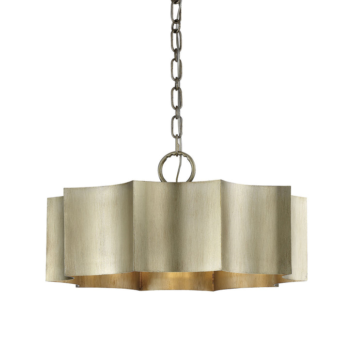 Shelby 3-Light Pendant in Silver Patina