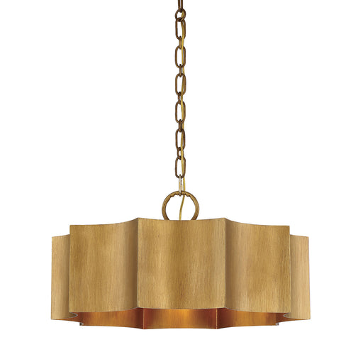 Shelby 3-Light Pendant in Gold Patina