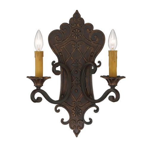 Southerby 2-Light Sconce in Florencian Bronze