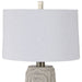 Uttermost's Zade Warm Gray Table Lamp Designed by David Frisch - Lamps Expo