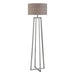 Uttermost's Keokee Polished Nickel Floor Lamp Designed by Jim Parsons