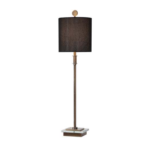 Uttermost's Volante Antique Brass Table Lamp Designed by Matthew Williams