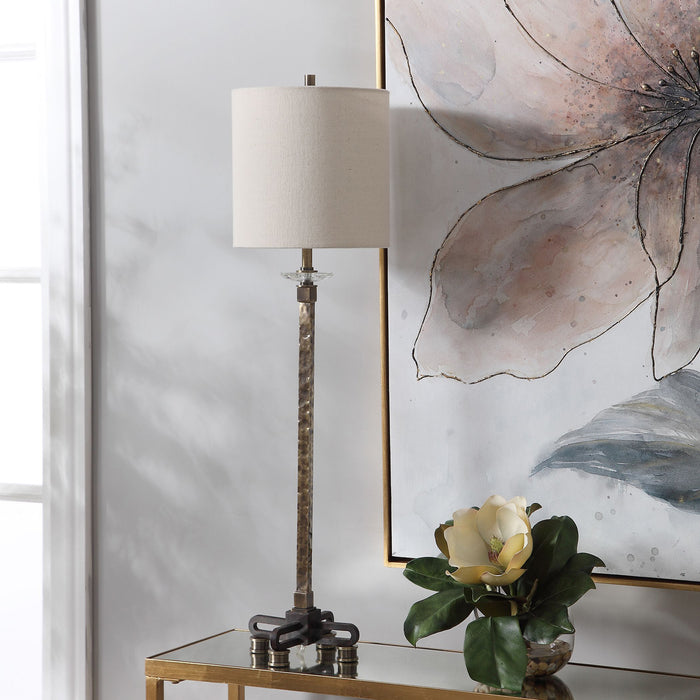 Uttermost's Parnell Industrial Buffet Lamp Designed by Matthew Williams - Lamps Expo