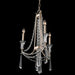Barcelona 3-Light Chandelier in Transcend Silver with Heirloom-Quality Optic Crystal - Lamps Expo