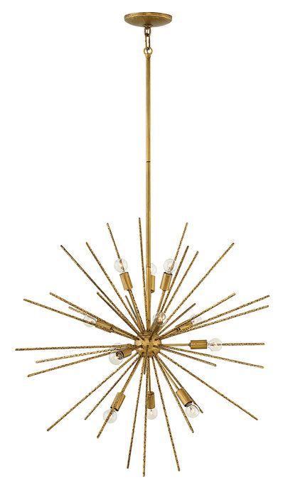Tryst Medium Orb Pendant in Burnished Gold - Lamps Expo