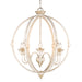 Jules 6-Light Chandelier in Antique Ivory - Lamps Expo