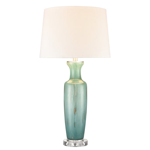Abilene Glass Table Lamp in Green