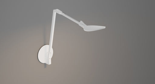 Splitty Reach Desk Lamp with hardwire wall mount