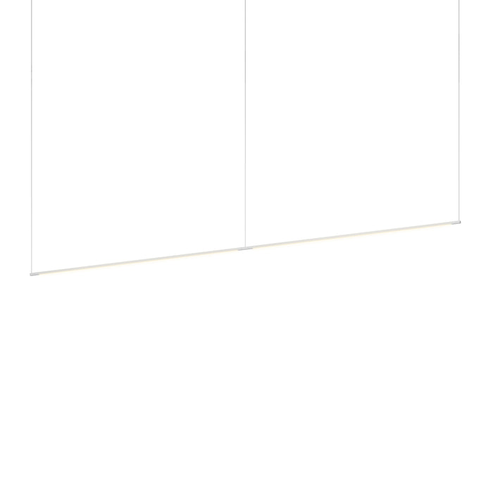 Z-Bar Pendant Linear, Silver, 96" (2 x 48" light bars)