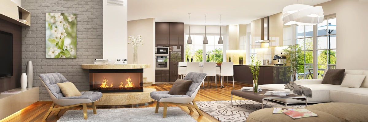 Designer home lighting fixtures showcased in a modern indoor setting.