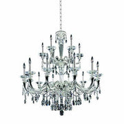Jolivet 18-Light Chandelier in Two Tone Silver