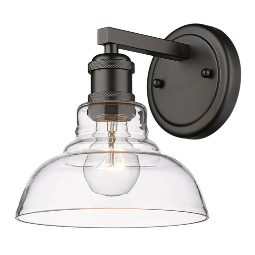 Carver Bath Sconce in Matte Black