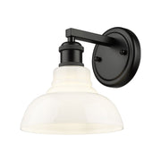 Carver Bath Sconce in Matte Black