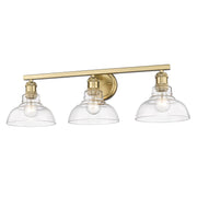 Carver 3-Light Bath Vanity Light in Brushed Champagne Brass