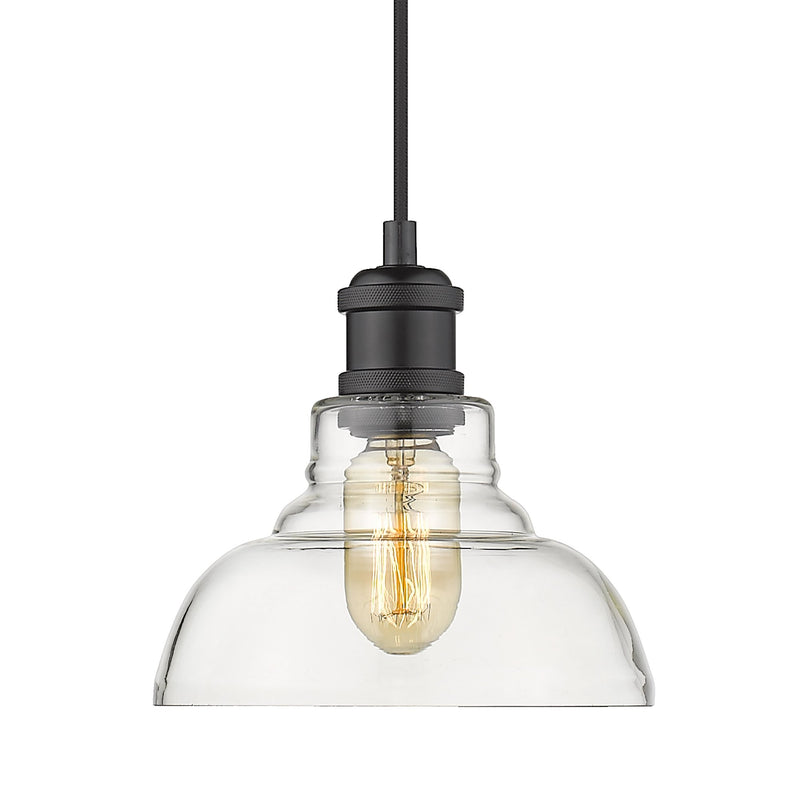 Carver Mini Pendant in Matte Black