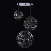 Alta 37-Light Pendant in Black Nickel