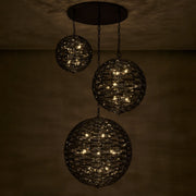 Alta 37-Light Pendant in Black Nickel