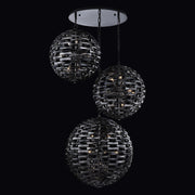 Alta 40-Light Pendant in Black Nickel