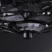 Alta 27-Light Foyer Pendant in Black Nickel