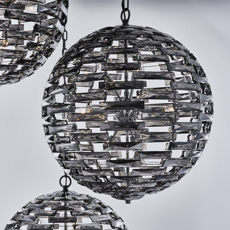 Alta 40-Light Pendant in Black Nickel