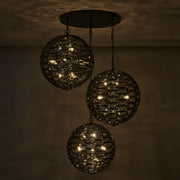 Alta 40-Light Pendant in Black Nickel