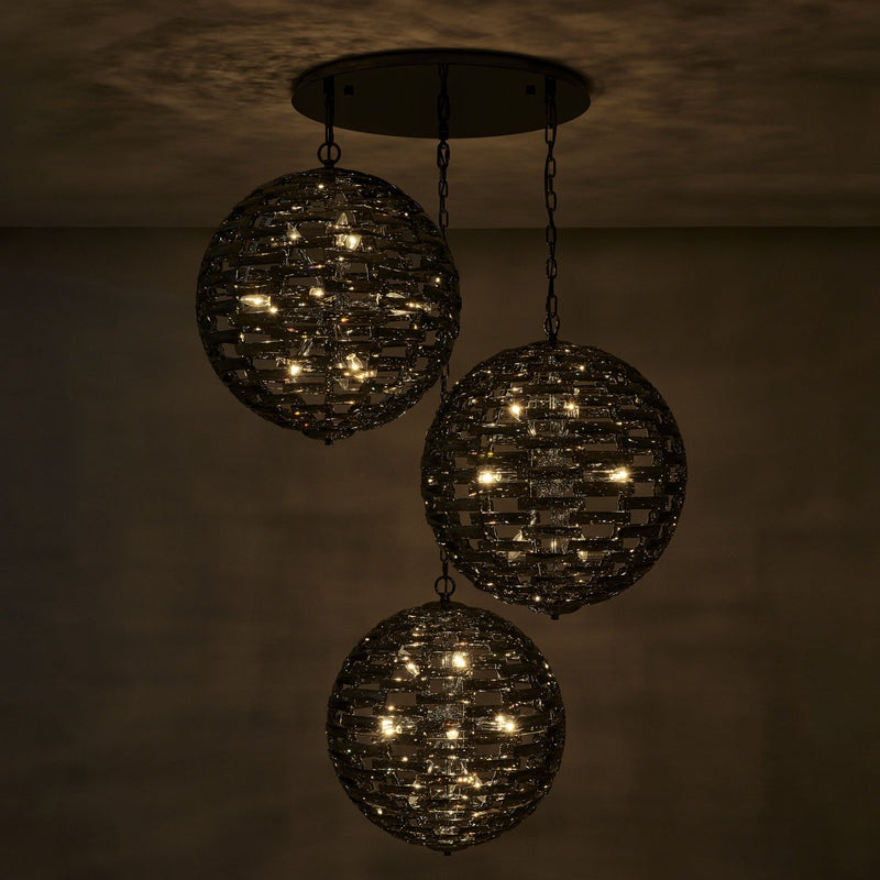 Alta 40-Light Pendant in Black Nickel
